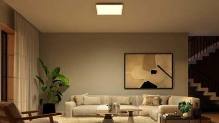 LED-Panel Deckenanbauleuchte 60x60 cm 60W 4150lm IP20 Weiß und Farbe Ambiance RGB + TW Weiß Smart SMART Zigbee Bluetooth Surimu Philips HUE