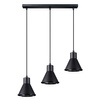 TAZILA LED-Pendelleuchte 3xGU10 ES111 Schwarz SOLLUX