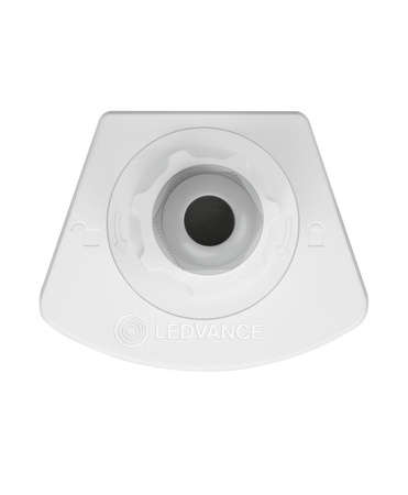 LED Flameproof Hermetische Leuchte 44W 5100lm 3000K Warm IP66 IK08 Grau Dampproof Ledvance