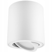 Aufputz-Halogen-Bewegliche GU10-Leuchte rund weiß 84 mm