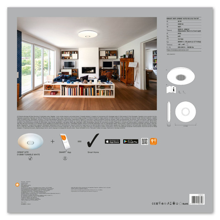 LED Deckenleuchte ORBIS Kite 34W 3300lm warm-kalt 51cm SMART+ WiFi LEDVANCE