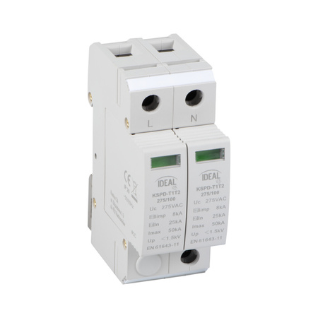 Überspannungs-Ableiter Sicherung KSPD-T1T2 1PN KANLUX