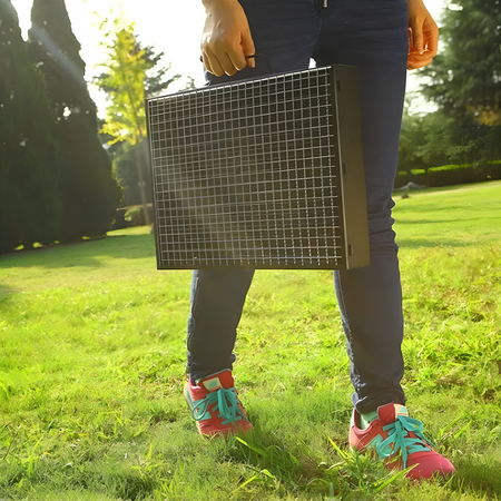 Holzkohle-Touristengrill faltbar, tragbare Tasche