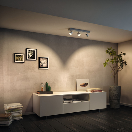 LED STAR Deckenleuchte 3x 4.5W 2700K Dimmbarer Reflektor Leuchte Beweglich Weiß PHILIPS