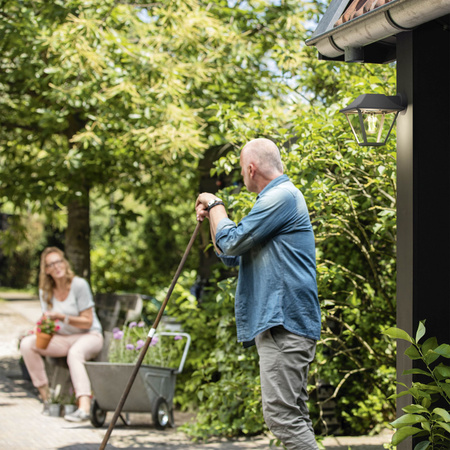 Gartenleuchte LED Wandleuchte ALPENGLOW myGarden E27 IP44 Laterne für Daunen Anthrazit PHILIPS