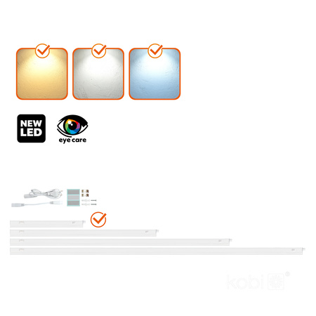 LED-Unterbauleuchte für Möbel 4W 400lm CCT Weiß Kobi