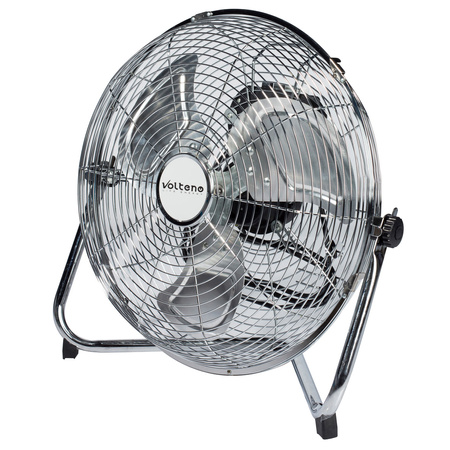 Bodenluftzirkulator FAN 45cm 100W Chrom