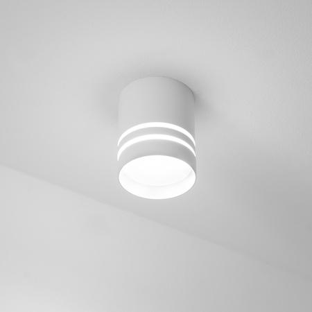 Aufputz HALOGEN Spot Tuba Beweglich ARISA GU10 LUMILED Rund Weiß 80mm