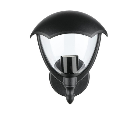 Gartenlampe Elevation Fixture E27 Wandleuchte Transparenter schwarzer Schirm VT-730 V-TAC