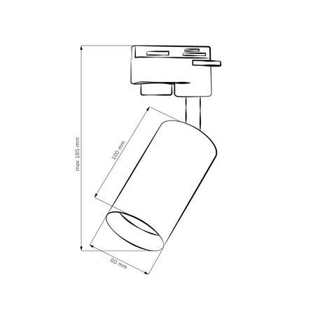 GU10 Gold MARIBEL Sanico Goldlux Spot-Schienenstrahler