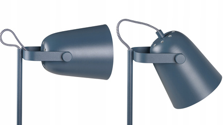 Schulnachttisch-Schreibtischlampe + Organizer Raibo E27 5W Blau KANLUX