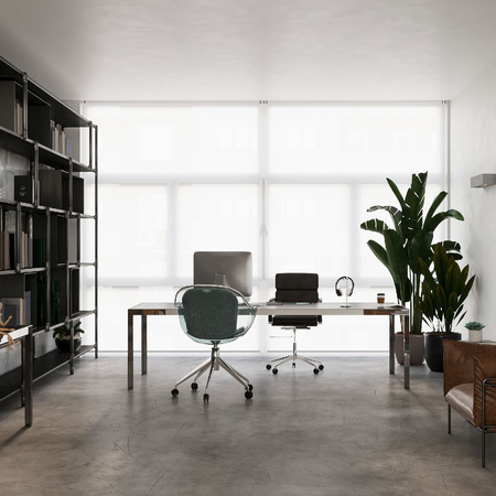 LED VEGA E27 Wandleuchte Rechteckig 30cm Beton SOLLUX