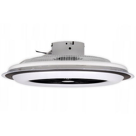 PLAFON LED RODOS FAN Deckenleuchte 72W 2700K-6500K schwarz + Fernbedienung