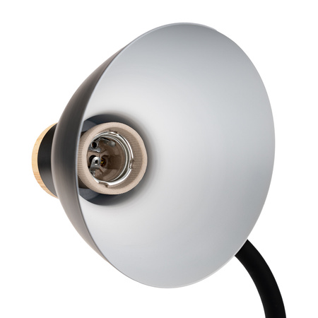 Schreibtischlampe Schule Zeichentisch Dekorativ E27 NIKO Schwarz Lumiled