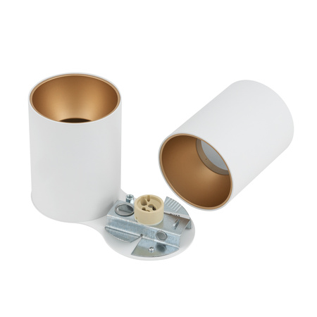 EYE TONE II Deckenleuchten 7665 Nowodvorski Weiß-Gold 2xGU10 Deckenstrahler Modern