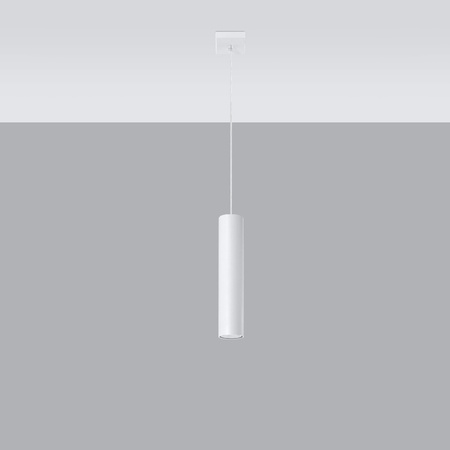 LAGOS 1 GU10 Hängeleuchte Minimalistisch Weiß SOLLUX