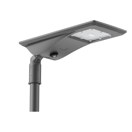 Solar Straßenleuchte LED Dimmbare Leuchte 30W 5400lm 3000K IP65 Grau mit Bewegungssensor Straßenleuchte Solar Ledvance
