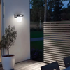 LED-Solar-Gartenlampe Fassaden-Wandleuchte 4000K IP54 Bewegungs- und Dämmerungssensor
