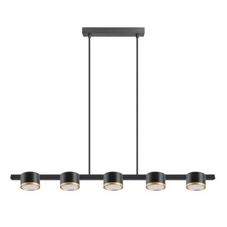 Hängelampe 5x GX53 Schwarz MIRELLA Sanico Goldlux