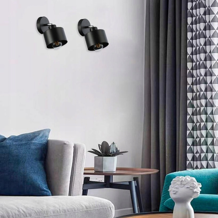 Spot E27 Movable Schwarz Elza Masterled Wandlampe Reflektor Wandlampe