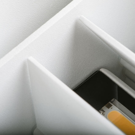 LED-Fassadenleuchte REKA Weiß UP AND DOWN 7W 510lm 4000K Neutral IP54 Kanlux