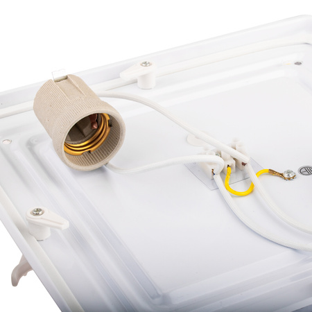 LED-Deckensegel 2x E27 DUALIO Quadratisch IP44 30cm LUMILED