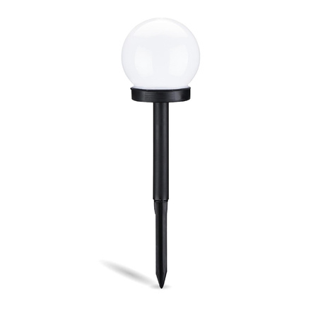 LUMILED LED Solar Gartenlampe ATRIS Driven White Ball 10cm RGB