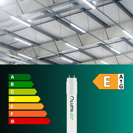 LED Leuchtstofflampe G13, Leuchtstoffröhre T8 9W 990lm 4000K 160° 60cm neutral LUMILED