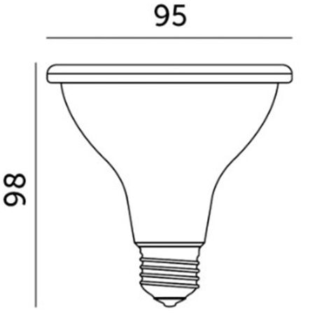 LED Lampen für Pflanzen 9W E27 1200K Weiß KOBI PLANTS