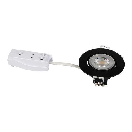 LED-Deckeneinbauleuchte FIZU DOWNLIGHT 4.8W 3000K IP20 Moving Black KANLUX