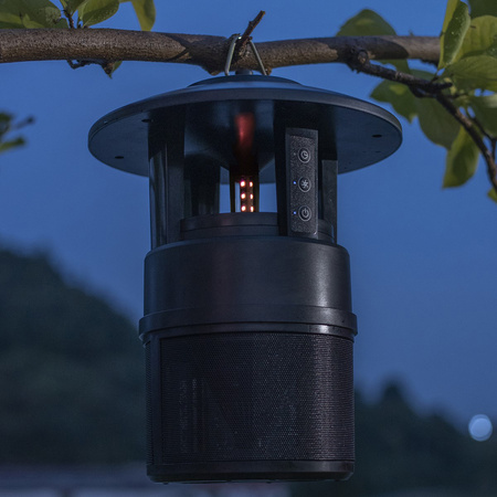 Garten Insektizidlampe Hängelaterne mit Ventilator 9xSMD LED Schwarz VA0195 VAYOX