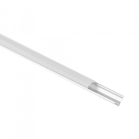 LED-Eckprofil aus Aluminium, Oberfläche eloxiert 2m mit milchigem Lampenschirm für LED-Streifen + Endkappen RW Ecolight Serie