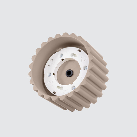 Anbauleuchte GX53 Aluminium Taupe Aura Deep Space SL.1817 Sollux