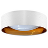 Plafond LED-Deckenleuchte 24W 2600lm 4000K Neutral 120° Weiß Gold Toulouse Sanico Goldlux