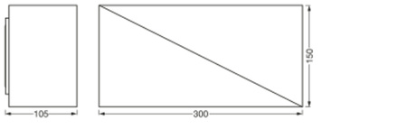 SMART+ WIFI Wandleuchte Smarte Wandleuchte 23W ORBIS SWAN 30 cmx15 cm WEISS LEDVANCE