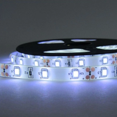 LED Streifen 12V 24W 300LED 2835 Kalt 8mm 5m ECOLIGHT