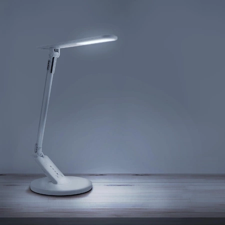 LED Tischlampe 7W 400lm CCT 120° Weiß Dimmbar Optimum Sanico Goldlux