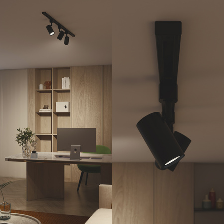 LED GU10 Schwarz EasyLink Zilo Philips Stromschienenleuchte