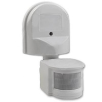 PIR-Außenbewegungsmelder IP44 Weiß