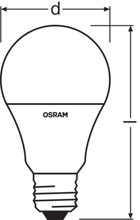 2x LED Leuchtmittel A60 E27 9W = 60W 806lm RGBW 180° OSRAM Star + Fernbedienung