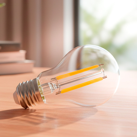 6x LED-Lampe E27 A60 4,9W 1055lm = 75W 4000K neutralweiß 360° Filament Energieklasse A LUMILED