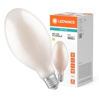LED Lampen HQL E40 60W = 250W 9000lm 4000K Neutralweiß FILAMENT LEDVANCE