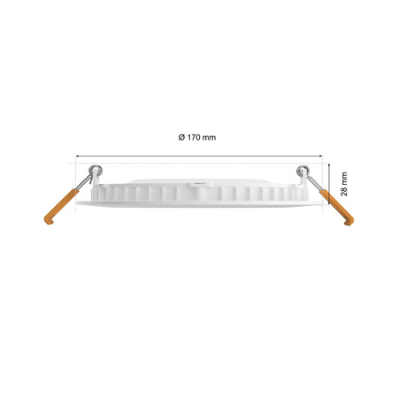 LED-Panel-Einbauleuchte 12W 1500lm IP44 Weiß und Farbe Ambiente RGB + TW Weiß Smart SMART Zigbee Bluetooth Slim Downlights Philips HUE