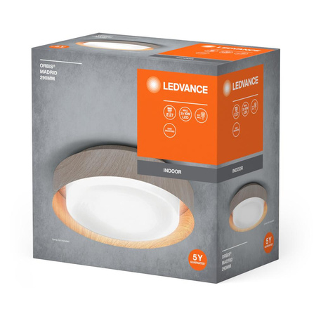 Plafond-Deckenleuchte E27 Braun 29cm Orbis Ledvance