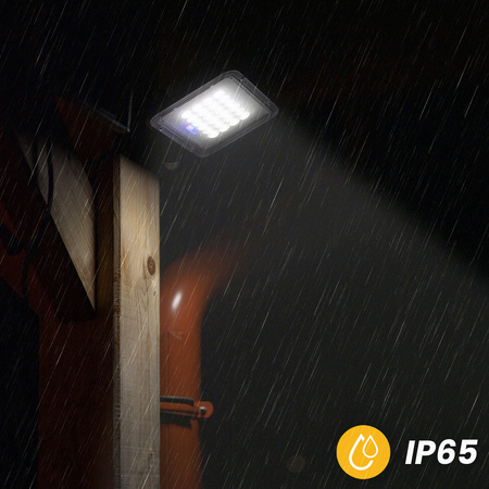 Solar LED Halogenstrahler 100W Gartenlampe 4000K IP65 PIR Bewegungsmelder + Fernbedienung FULGOR LUMILED