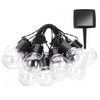Solar Garland Garden DEKORATIVE Lichterkette 3,35m 10xLED TRANSPARENTE Kugeln 3000K