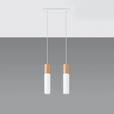 PABLO LED-Pendelleuchte 2xGU10Weiß SOLLUX