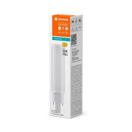 LED Lampen DULUX G24q-2 7W = 18W 770lm 4000K Neutralweiß LEDVANCE
