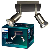 CARREA 2x GU10 Wandleuchte PHILIPS Reflektor Beweglich