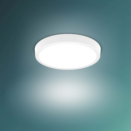 Plafond Panel LED-Oberflächen-Deckenleuchte MAGNEOS 12W 2700K 21cm weißes Downlight rund PHILIPS
